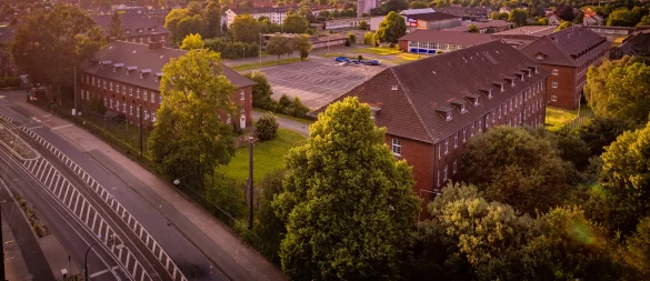 Die ehemalige Rochdale-Kaserne in Bielefeld. Auch sie soll nun doch weiter für die militärische Nutzung erhalten bleiben. - © Mike-Dennis Müller / www.mdm.photo
