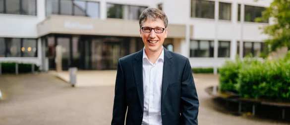 Bürgermeister Martin Hoffmann (SPD) trifft sich zum Interview mit der Redaktion im Leopoldshöher Rathaus. Als amtierender Bürgermeister eine naheliegende Wahl, zumal es dort in den Schulferien ruhiger ist als zu Hause mit den Kindern, sagt er.??Foto: Besim Mazhiqi - © Besim Mazhiqi