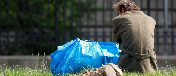117.885 wegen Wohnungslosigkeit untergebrachte Menschen wurden zum 31. Januar 2025 in NRW erfasst. - © picture alliance / dpa