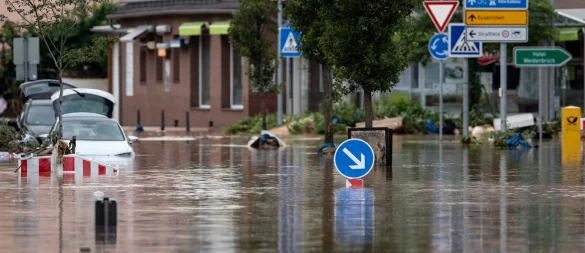 Das Hochwasser hatte im Sommer 2021 in NRW zu schwersten Verwüstungen geführt - 49 Menschen starben. - © dpa