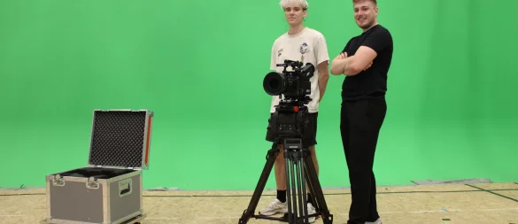 Leon Brosig (links) und Johannes Schneider stecken hinter dem Filmprojekt "Askir - ein Grab aus Eis". - © Kyrill von Matuschka