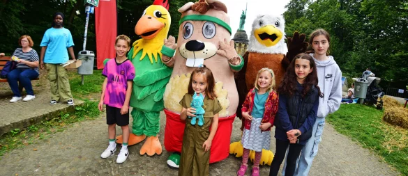 So schön war das Familienfest am Hermannsdenkmal zum 150. Geburtstag. - © Nicole Ellerbrake