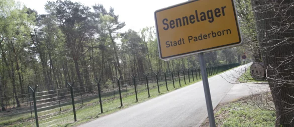 Die britische Armee in Paderborn will das von ihr genutzte Gelände mit einem Zaun absichern. - © Uwe Müller