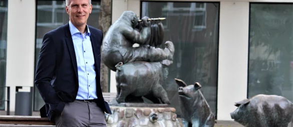 Patrick Schlüter aus Versmold ist neuer NRW-Vorsitzender der Gewerkschaft der Polizei. - © Lukas Brekenkamp