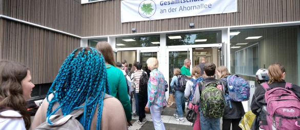 In der Gesamtschule an der Ahornallee in Gütersloh wird aktuell über die Etablierung eines neuen Konzepts für den Sportunterricht diskutiert. - © Andreas Frücht