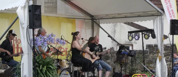 Gelungenes Picknick-Konzert: Mehr als 200 Besucher erlebten einen abwechslungsreichen Abend vor historischer Kulisse. - © Juliana Szabo