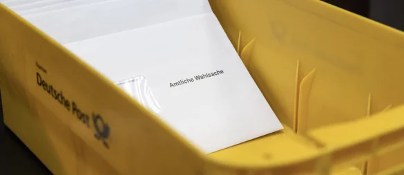 Für die Stichwahl des Bürgermeisters am 28. September sind die Stimmzettel der Gemeinde schon gedruckt. Die für den Landrat kommen vom Kreis und sind im Druck. Beide müssen Briefwählern auch noch zugeschickt werden. - © Stadt Horn-Bad Meinberg