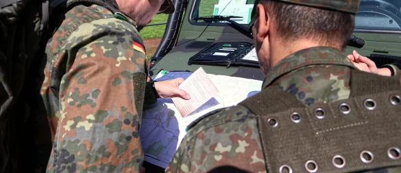 Rund 100 Soldaten nehmen an der zivil-militärischen Ausbildung in Großenmarpe teil. - © Bundeswehr/Luca Vahlsing
