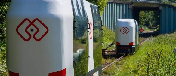 Am Freitag, 19. September, dreht sich zum "Tag der Schiene" im Begapark in Dörentrup-Humfeld alles um das Monocab. - © Peter Wehowsky