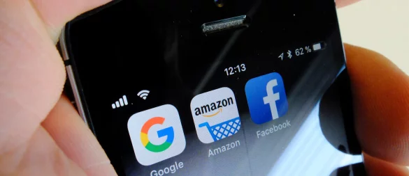 In Deutschland wird aktuell diskutiert, ob es für US-Konzerne künftig eine Digitalabgabe geben soll. - © picture alliance/dpa