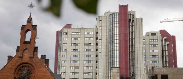 Baustelle Klinikum Bielefeld Mitte. Nicht nur beim Beton. - © Oliver Krato