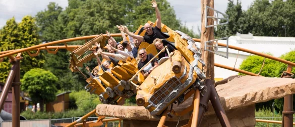 Braus & Saus - so heißt die neue Achterbahn im Potts Park in Minden. - © Potts Park
