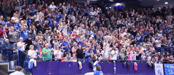 Der TBV Lemgo Lippe im Spiel gegen die Rhein-Neckar Löwen. - © Paul Cohen