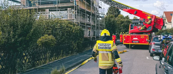 Die Detmolder Wehr ist am Freitrag zu einer "unklaren Rauchentwicklung" gerufen worden. - © Feuerwehr Detmold/Marco Schweiger