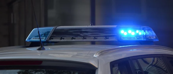 Blaulicht eines Polizeiwagens im Einsatz: In Schlangen ist ein vierjähriges Mädchen angefahren worden. - © Pixabay