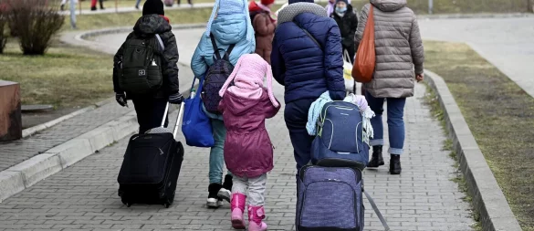 Tausende Flüchtlinge aus der Ukraine sind auch im Kreis Lippe aufgenommen worden. Sie beziehen derzeit ihre Leistungen durch das Jobcenter. - © Antti Aimo-Koivisto/Lehtikuva/dpa
