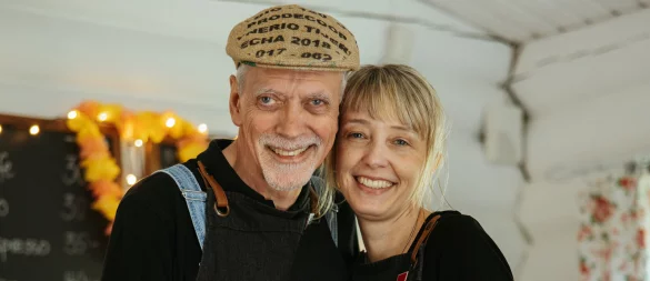 Julia und Michael Skentelbery haben ihren Traum von einer Kaffeerösterei in Schweden wahrgemacht. - © Julia Skentelbery