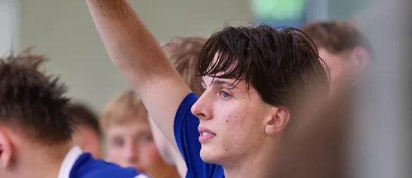 Benjamin Bröhl freut sich aufs erste Heimspiel in der Horatec-Arena. - © Jörg Hagemann