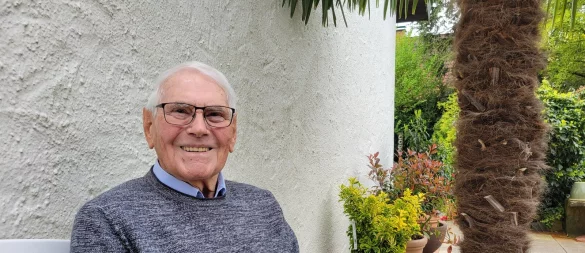 Horst Wrenger war in seiner Jugend Hitlerjunge. Das Gedankengut der Nazis wurde ihm über Jahre eingetrichtert. - © Vasco Stemmer