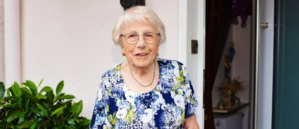 Agnes Krüger feiert ihren 101. Geburtstag. - © Nicole Ellerbrake