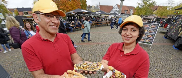 Hadi und Leila Soltani vom Foodtruck "Churro Loco". - © Nicole Ellerbrake