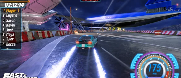 Es gibt Anleihen an die Filme, aber nur oberflächlich. Wie in "Fast & Furious 6" sollen wir hier ein Flugzeug vom Start abhalten. Doch das Level sieht nicht ansatzweise wie der Film aus und spielt in einer anderen Stadt. - © GameMill Entertainment