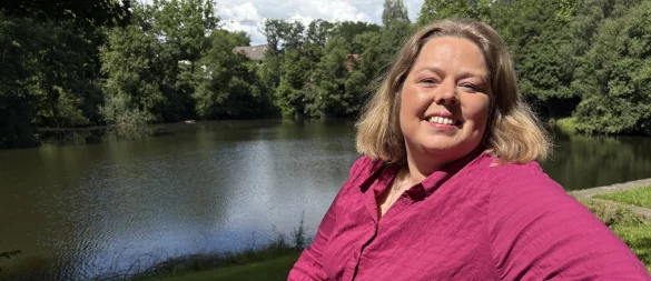 Ilka Kottmann, SPD, will Landrätin werden. Freuen darf sie sich immerhin schon mal über den Unterstützungsaufruf von den Grünen. - © Martin Hostert