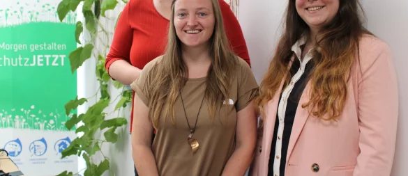 Mit den beiden Klimaschutzmanagerinnen Anja Neuwöhner (links) und Anja Wiesner (rechts) ist das Fachteam Umweltplanung unter der Leitung von Ilka Beermann personell gut aufgestellt. - © Lorraine Brinkmann