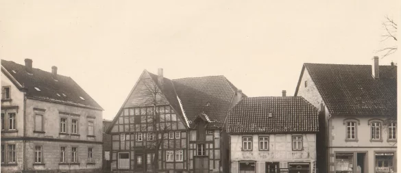 Blick in die Begastraße um 1918. - © Sammlung Stefan Wiesekopsieker