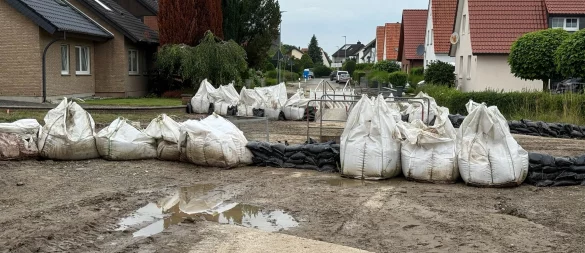 Die Spuren des Unwetters sind nicht zu übersehen. - © CDU Lage