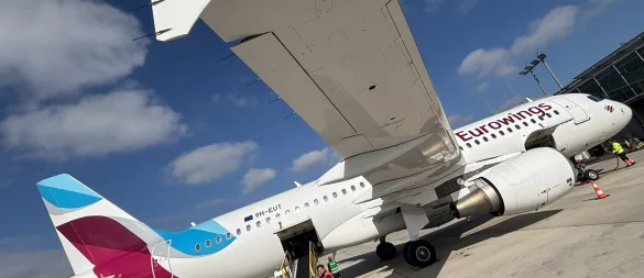 Exakt dieser Airbus A320 mit der Kennung 9H-EUT war das betroffene Flugzeug bei der Landung in Paderborn/Lippstadt. - © Jens Reddeker (Archiv)