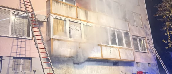 Die Feuerwehr hat bei einem Einsatz in Herberhausen 31 Menschen gerettet. - © Christopher Rieks/Feuerwehr Detmold