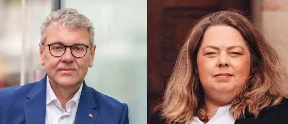 Meinolf Haase (CDU) holte die meisten Stimmen. Er muss aber am Sonntag, 28. September, in die Stichwahl gegen Ilka Kottmann (SPD). - © CDU Lippe/SPD Lippe