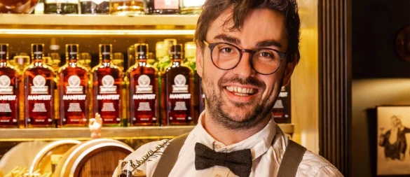 Für Maurice Wächter gleicht die Auszeichnung durch das „Falstaff Magazin“ einem Ritterschlag. - © Jägermeister