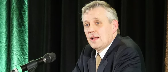 Blickte zurück zu den Anfängen: Burkhard Meier aus Heiden. - © Axel Bürger