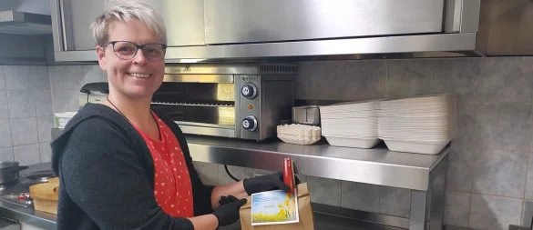 Wilma Thorenmeier startete in der Corona-Zeit ihr "To go"-Geschäft. Dank vieler kreativer Ideen meisterte sie viele Krisen. Doch das kostete auch Körner. - © Bildrechte: Wilma Thorenmeier