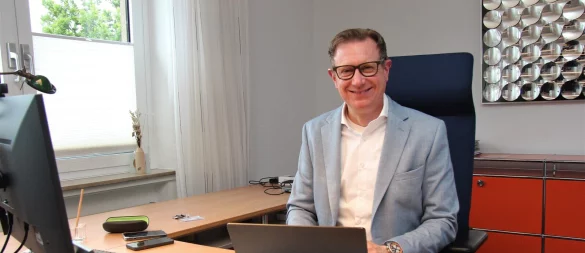 Dr. Niklas Cruse bleibt bis auf weiteres Interimsgeschäftsführer des Klinikums Lippe. Über die Kündigung des Vertrages hat die Gesellschafterversammlung nicht abgestimmt. - © Dirk Baldus