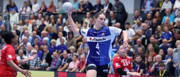 Andrea Jacobsen und die HSG Blomberg-Lippe sind im Pokalwettbewerb gefordert. - © Paul Cohen