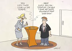 Die richtige Wahl der Kleidung kann dabei helfen, einen guten Eindruck zu hinterlassen. Baggypants sind definitiv die falsche Wahl. - &copy; Andr&eacute; Sedlaczeck