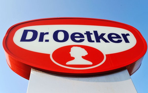 Das Logo von Dr. Oetker. - © Bernd Thissen/dpa