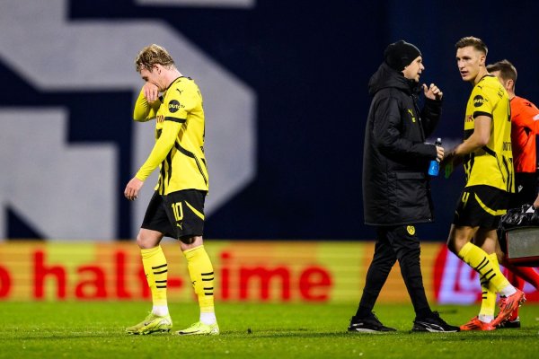 Julian Brandt droht ein Ausfall gegen den FC Bayern - © Tom Weller/dpa