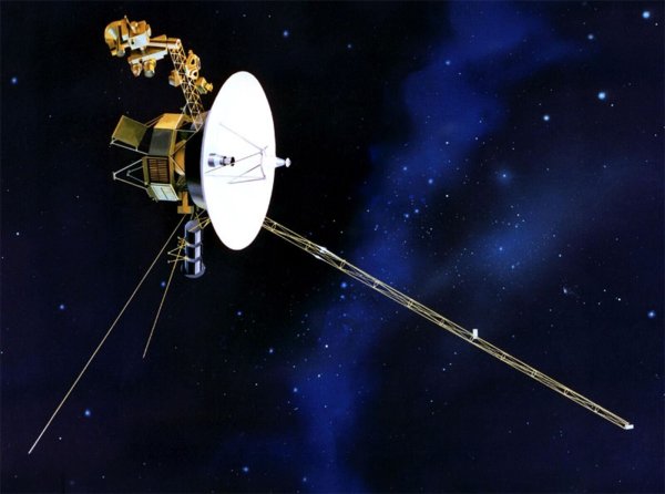 Kein anderes menschengemachtes Objekt ist so weit von Erde weg wie die «Voyager»-Zwillinge. (Archivbild) - © NASA/dpa