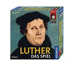 &bdquo;Luther &ndash; Das Spiel" von Erika und Martin Schlegel (Verlag: Kosmos); f&uuml;r 2-4 Spieler ab 10 J., ca. 45 Minuten, ca. 30 Euro. - &copy; Verlag Kosmos
