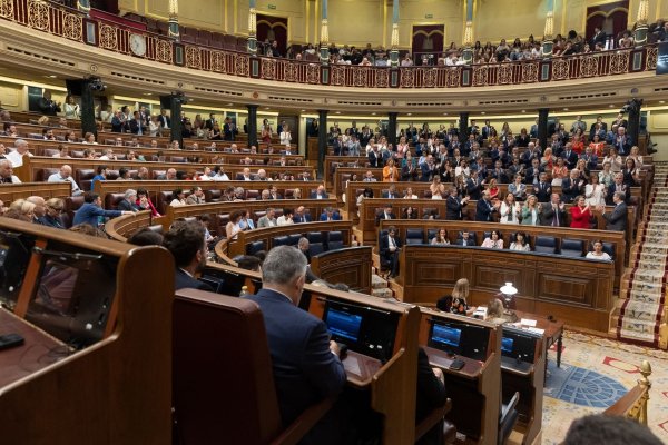 Ein umstrittenes Amnestiegesetz für katalanische Separatisten wurde vom spanischen Parlament verabschiedet. - © Eduardo Parra/EUROPA PRESS/dpa