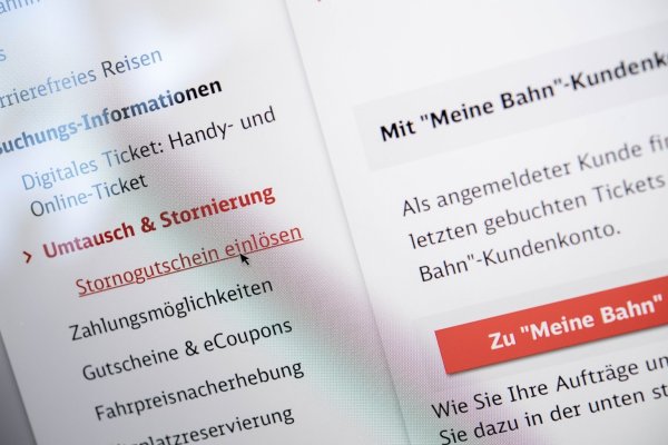 Stornierungsoptionen bei der Bahn - © Foto: Zacharie Scheurer/dpa-tmn