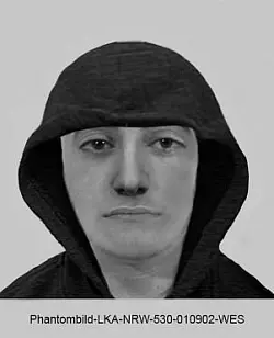 Die Polizei veröffentlicht dieses Phantombild des Täters. - © Polizei Lippe