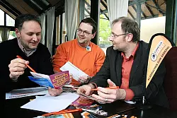 Andreas Rohrmann, Klaus Löfflad und Andreas Schwieting (von links). - © Foto: Frevert