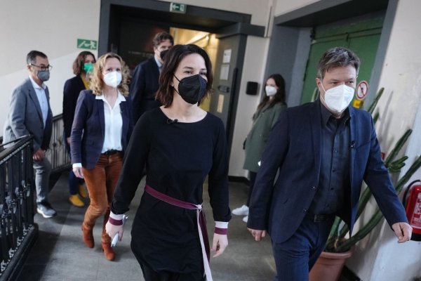 Ergebnis der Grünen-Urabstimmung - © Foto: Kay Nietfeld/dpa