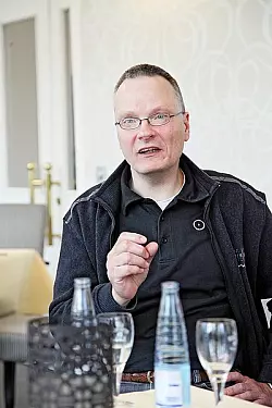 Setzt auf die Marke "Naturpark Teutoburger Wald": Manfred Wiehenkamp, Inhaber der Pension Havergoh und begeisterter Radler.