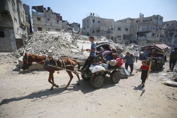 Israel plant die militärische Einnahme der Stadt Gaza im Norden. - © Omar Ashtawy/APA Images via ZUMA Press Wire/dpa
